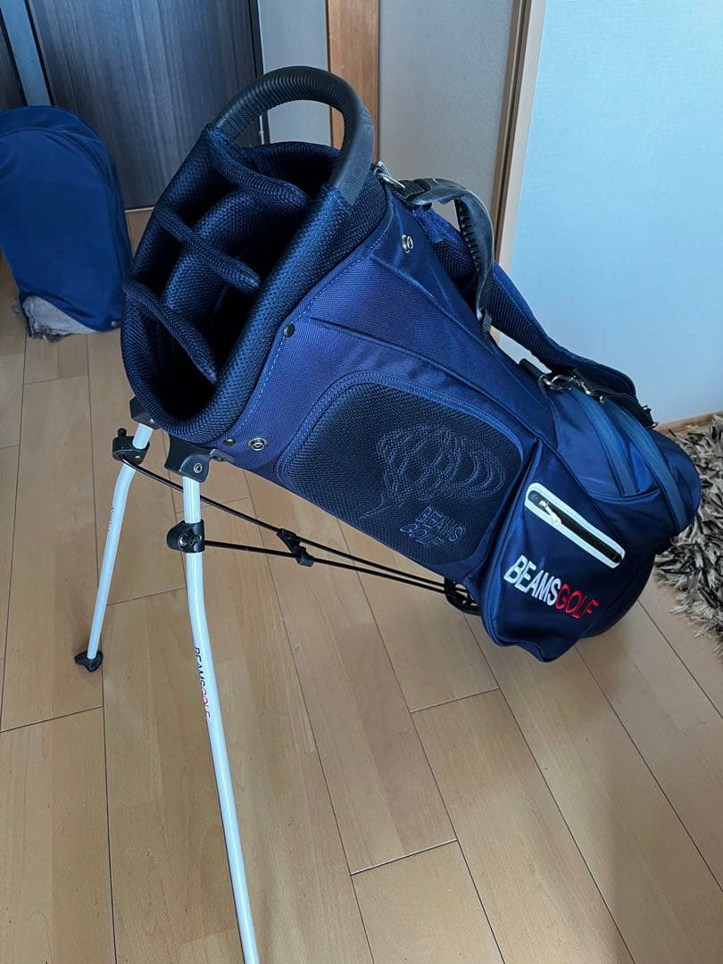 人気良品定番beams golfビームスゴルフ　スタンド型キャディバッグ 9型