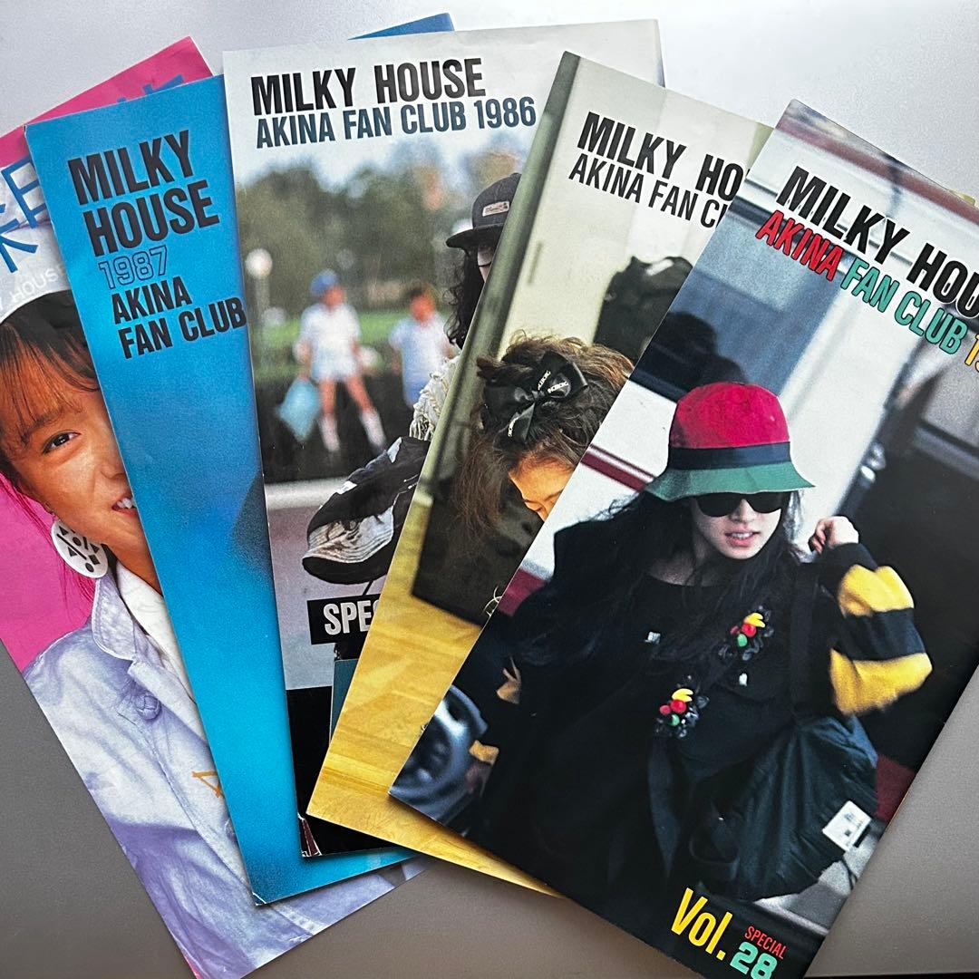 中森明菜　②MILKYHOUSE vol.20.24.27.28.カタログ全５冊