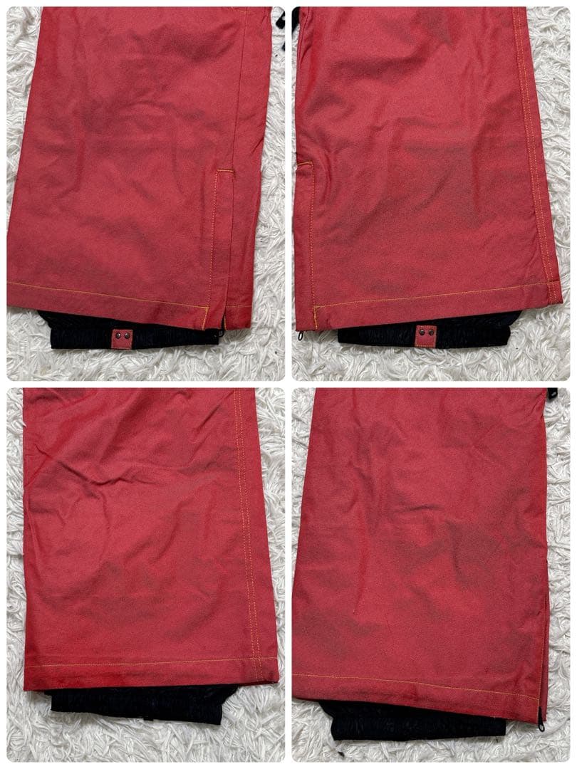 【2479】✨希少✨ TECHNINE テックナイン スノーボードパンツ　赤系