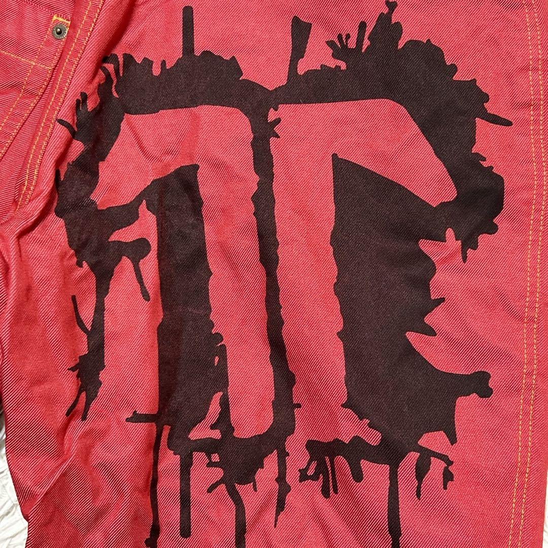 【2479】✨希少✨ TECHNINE テックナイン スノーボードパンツ　赤系