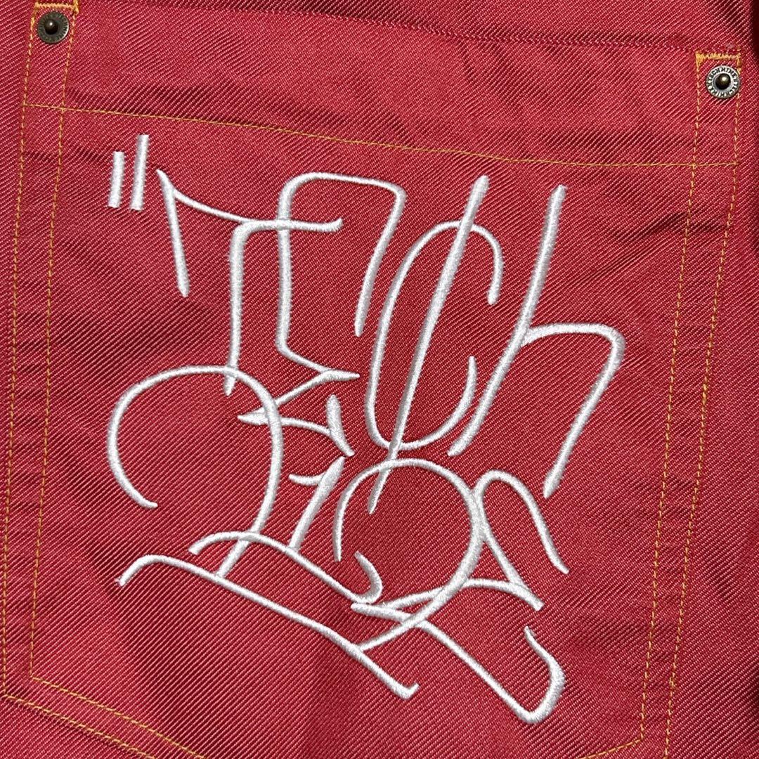 【2479】✨希少✨ TECHNINE テックナイン スノーボードパンツ　赤系