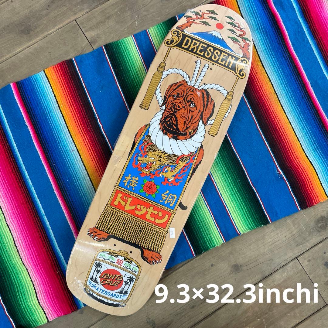 SANTA CRUZ DRESSEN スケボープロデッキ定価¥14,300