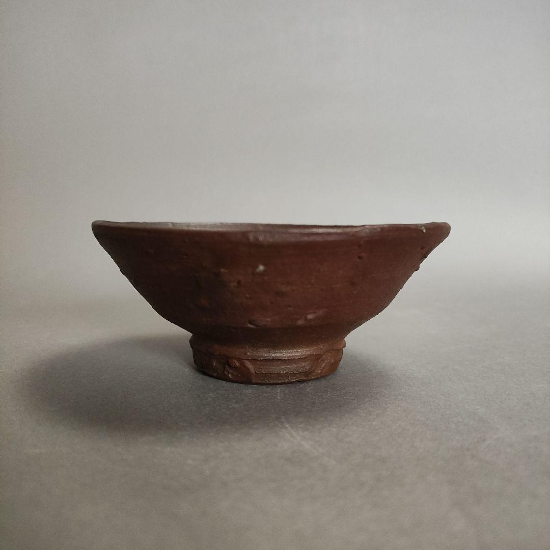 吉村昌也　粉引盃、焼締盃　粉引ぐい呑　笠間焼