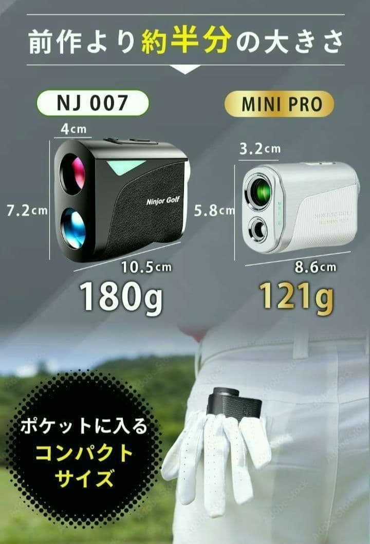 新品　NINJOR GOLF NJ MINI PRO OLED ブラック　…