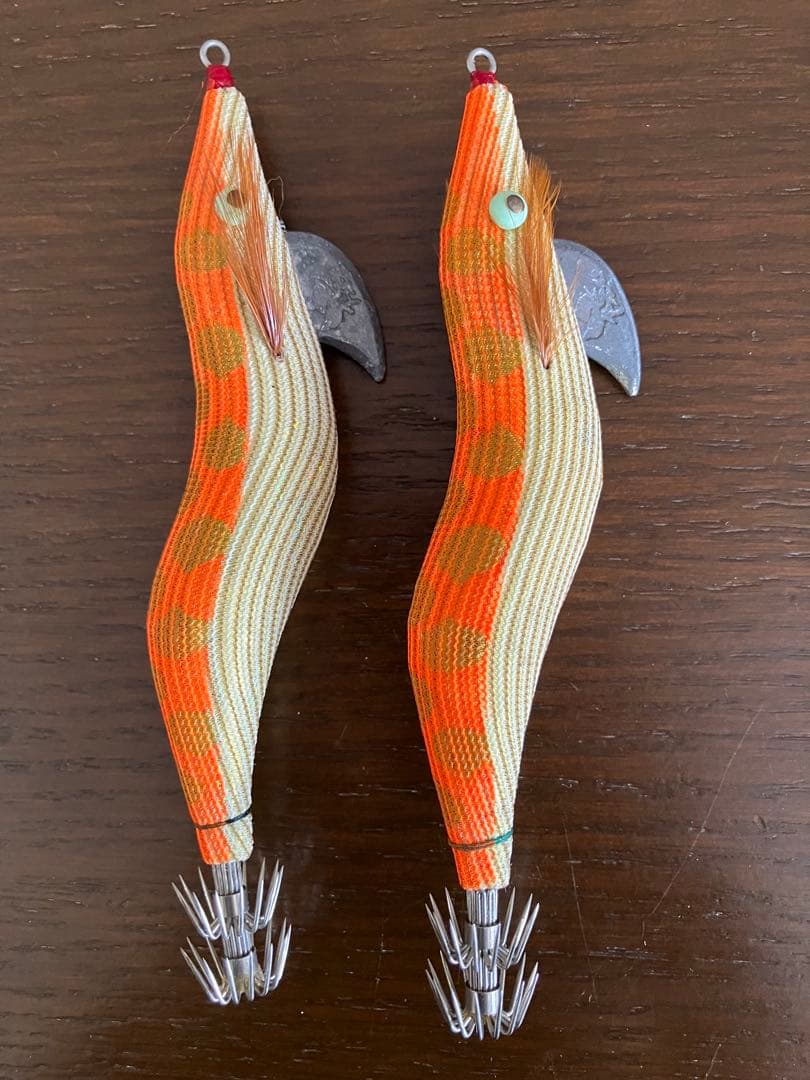 【美品】餌木猿 3.5号 米田塾長 スーパーシャロー2本　管理番号17