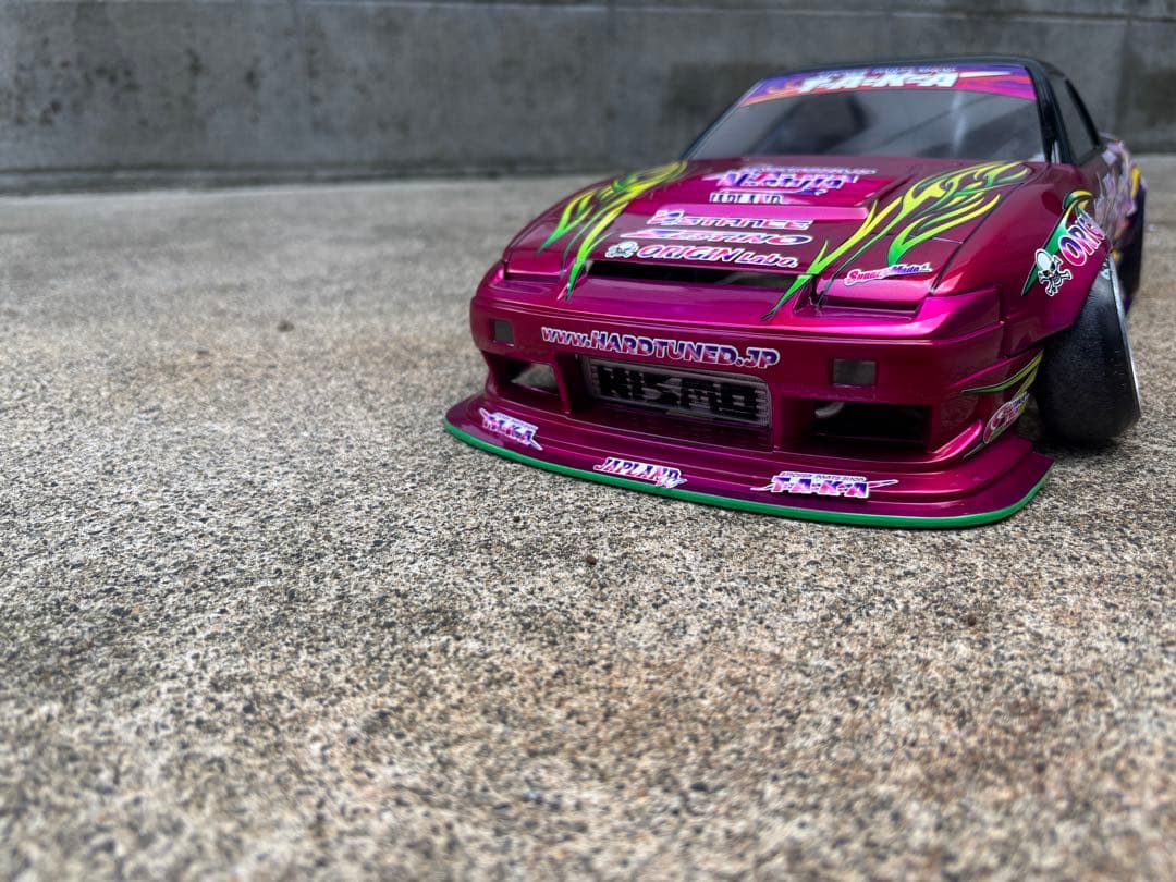 1/10 ラジコンボディ　180sx 中村直樹カラー 未走行！新品！