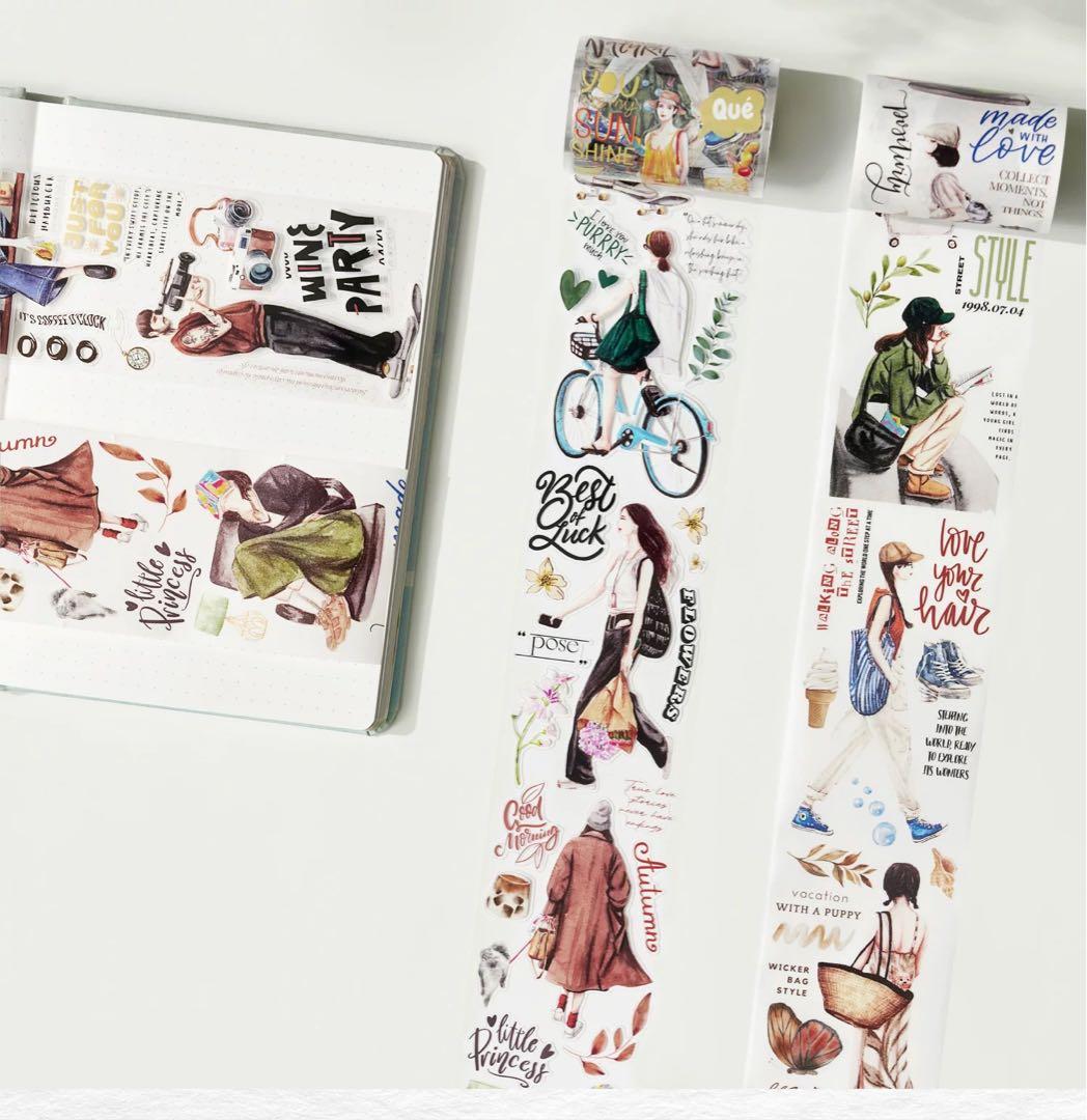 ⭐️SALE⭐️WT《街角的邂逅》海外マスキングテープ　マステ 【2165】