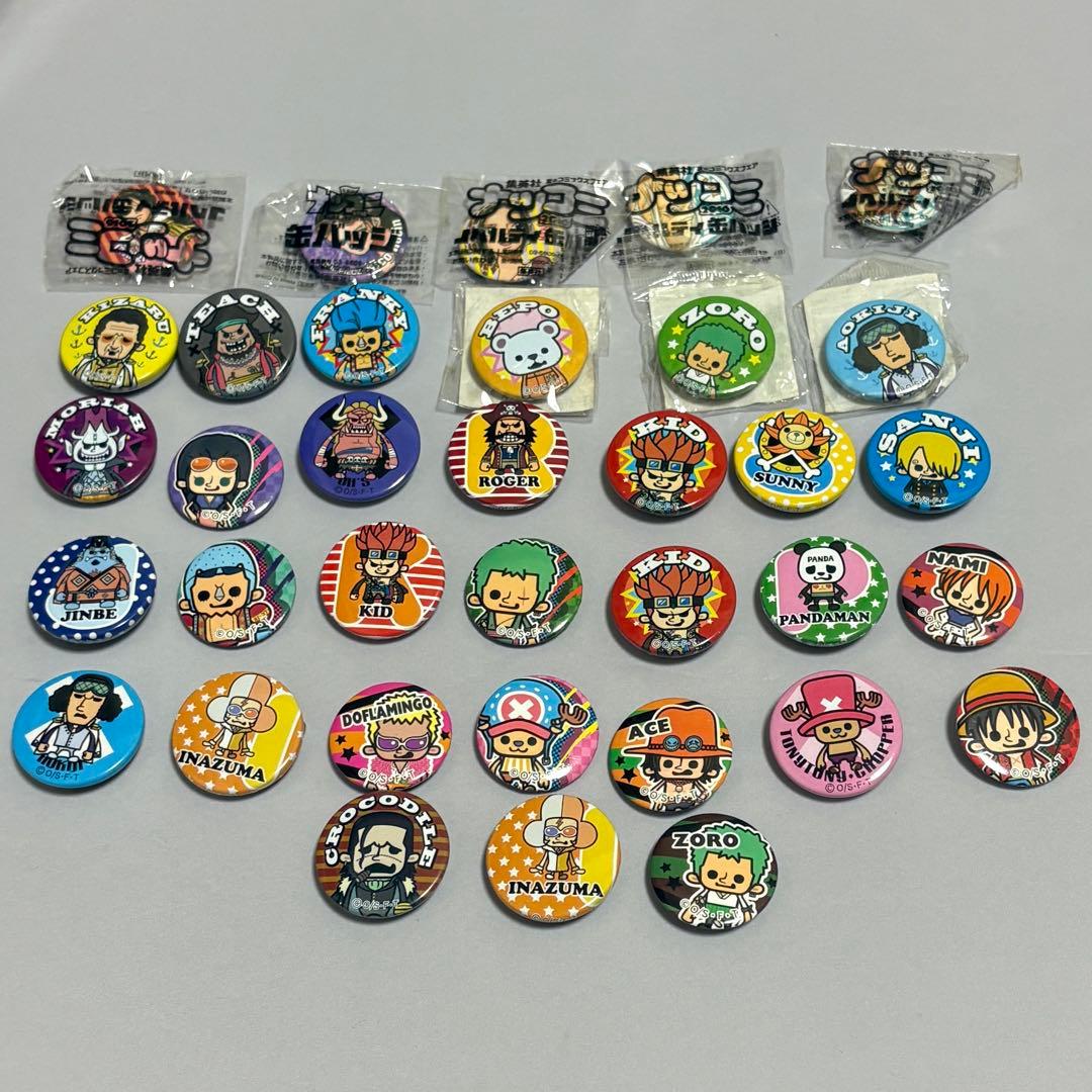 ワンピース ミニ缶バッジ まとめ ノベルティ ナツコミ等
