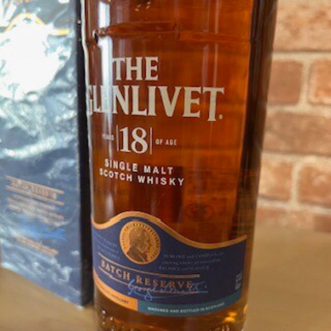 THE GLENLIVET 18年 シングルモルトウイスキー 700ml未開封