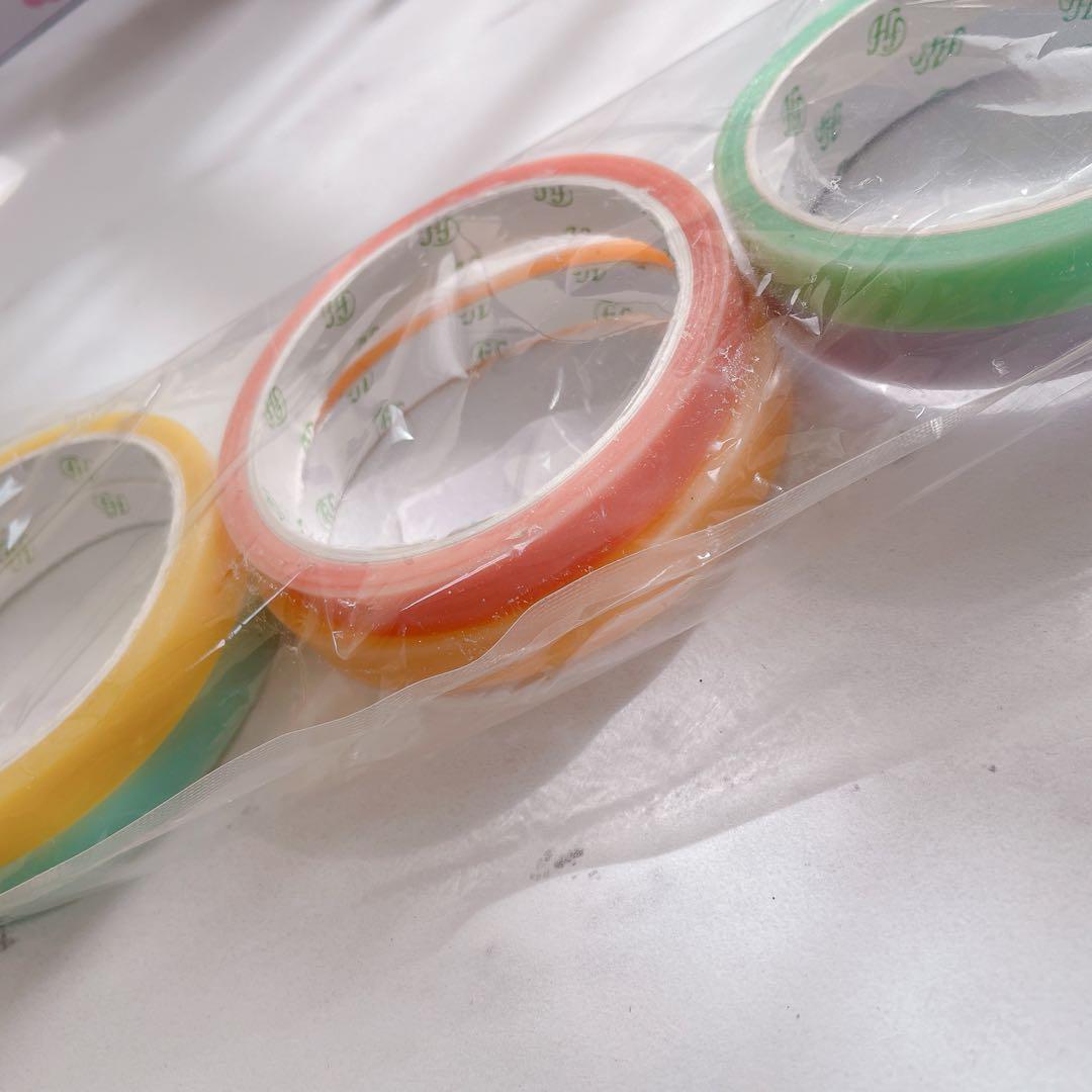 テープボール 粘着ボールテープ ６ロール カラフルな テープボール用ボール