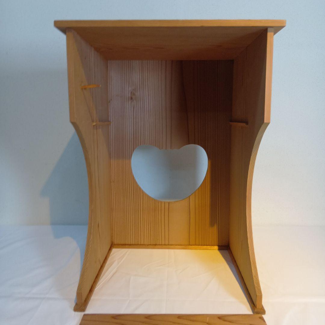 茶道具　抱清棚　杉木地　紙箱