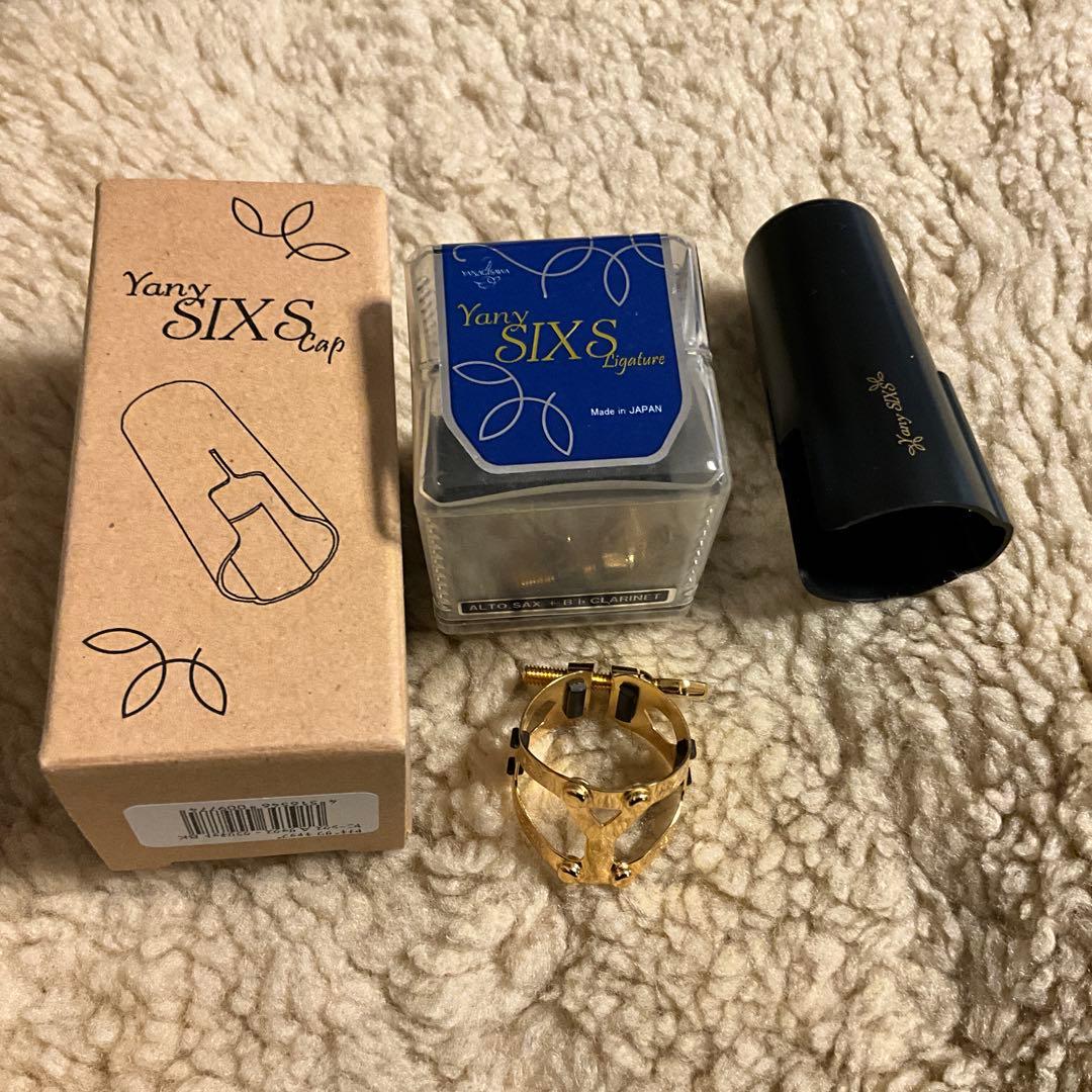 YanySIXS ヤナギサワ　アルトクラリネットリガチャーとキャップJS0341