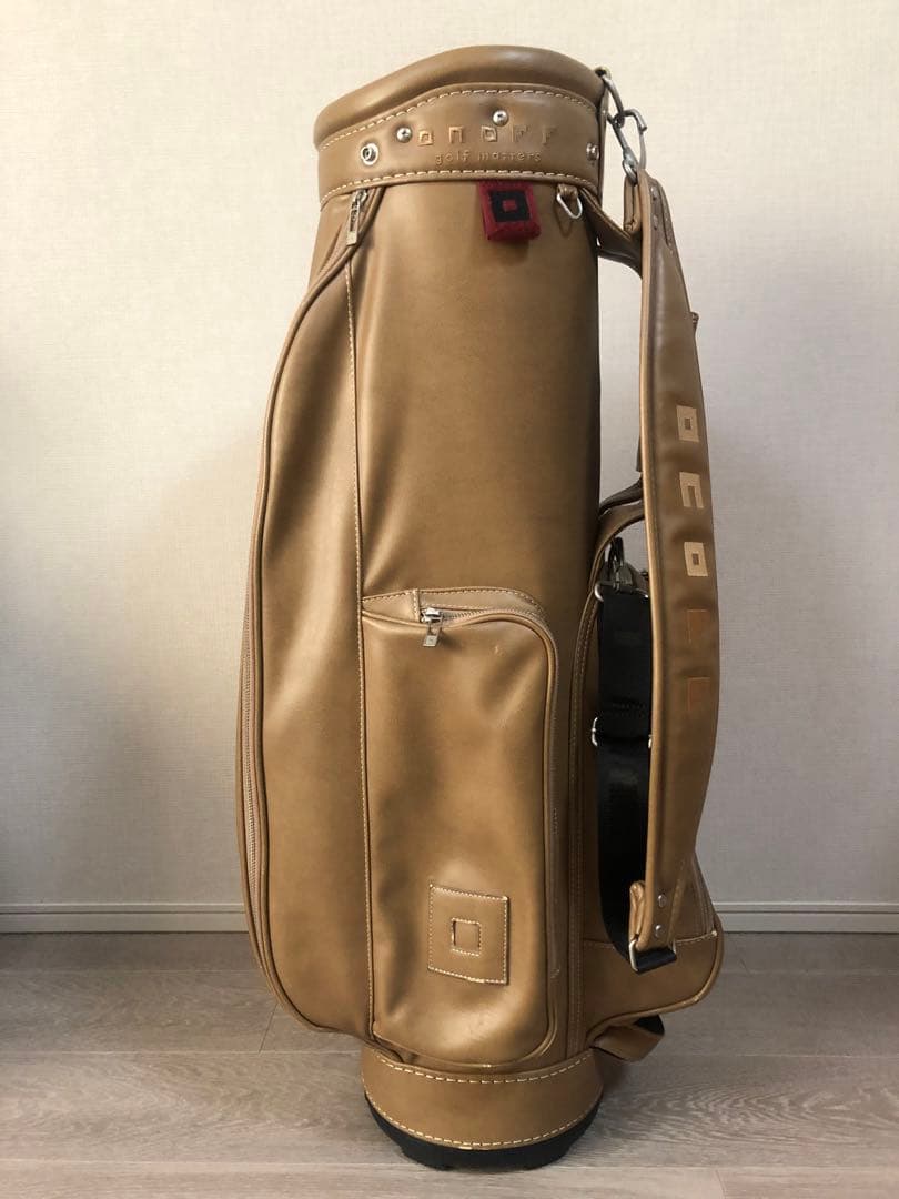 オノフ キャディバッグ 8.5型　キャメル
