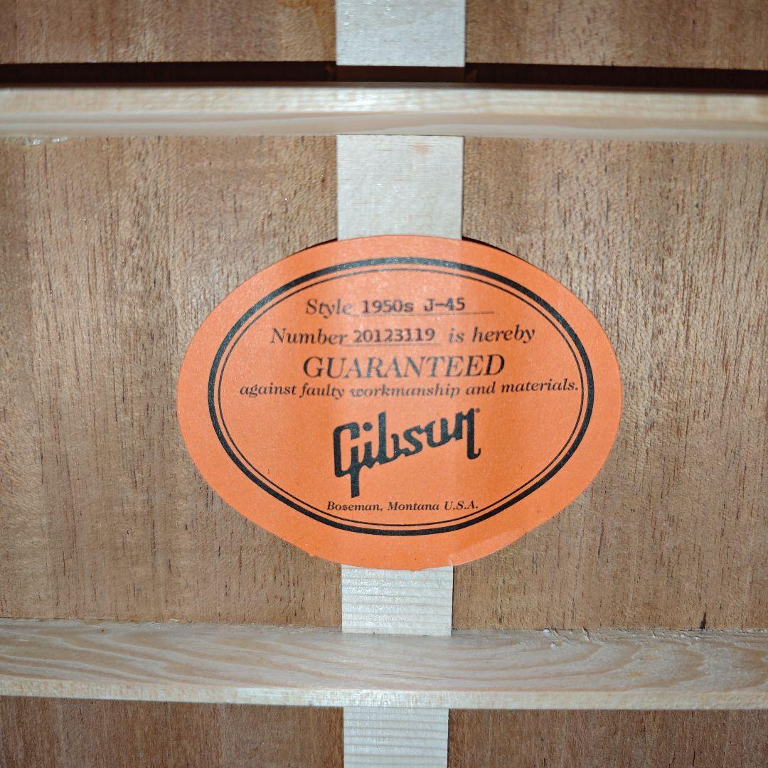 Gibson 1950s J-45 純正品ハードケース付き