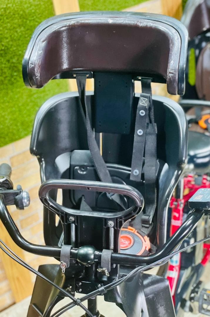 超人気 レッド 王様 ギュットアニーズ子供乗せ電動アシスト自転車 ZH2964