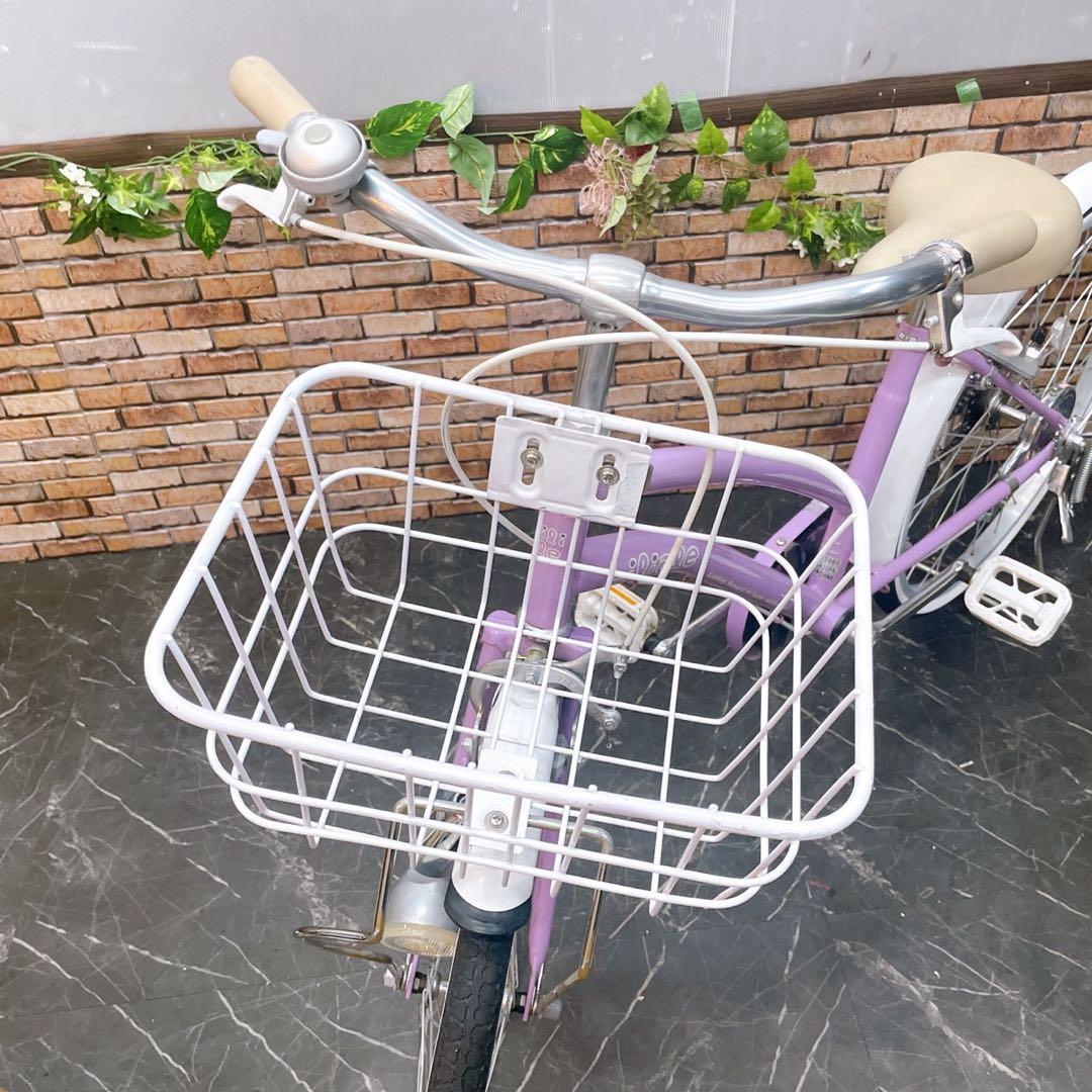 【81】子供用自転車 子供車 Liliale パープル 22インチ