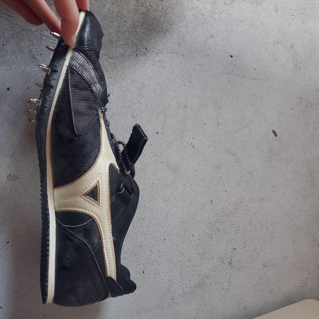 Mizuno スパイクシューズ 黒/白