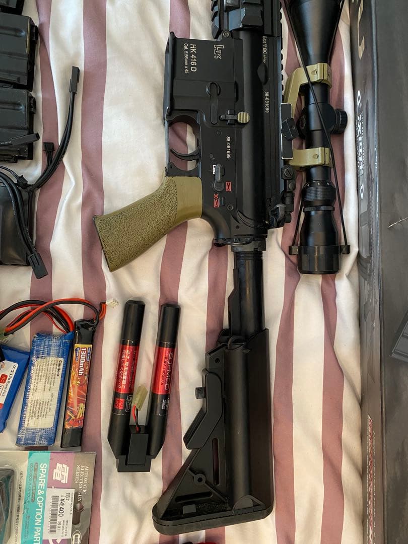 早く売りたいので16時迄激安　新品モーター東京マルイHK416 次世代　付属多数