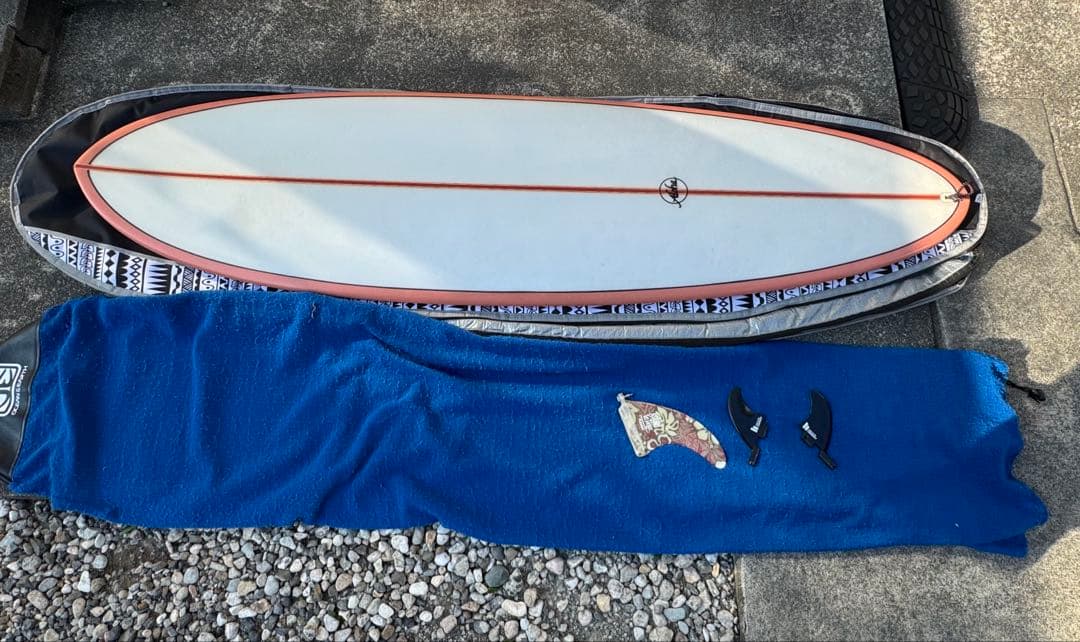 アロハサーフボード 6.8フィート、ファンボード