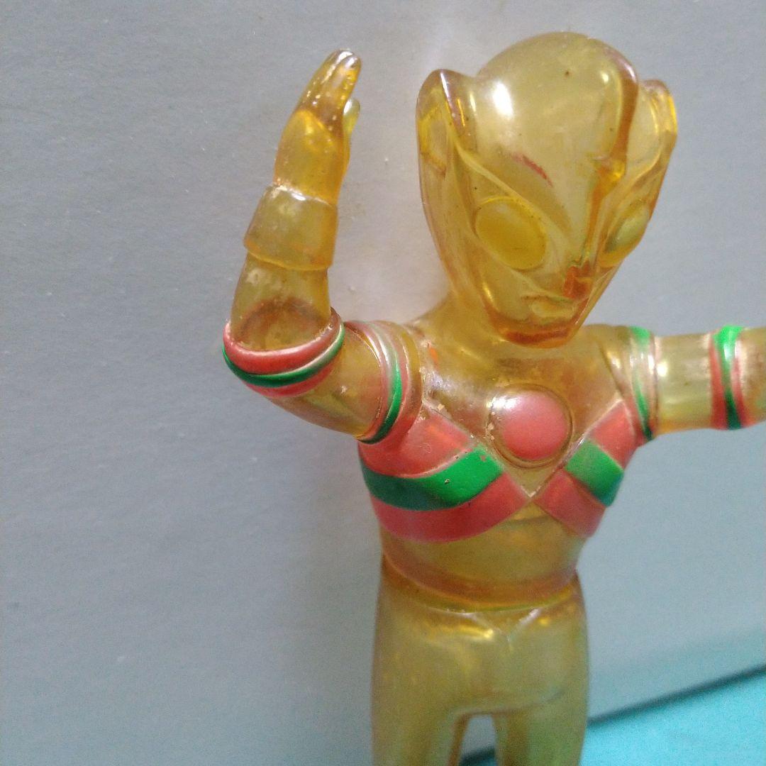 【当時物】【ブルマァク】　 トリプルファイター (クリアver) ソフビ