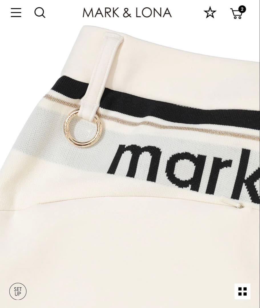 新品　マークアンドロナ　冬パンツ　38