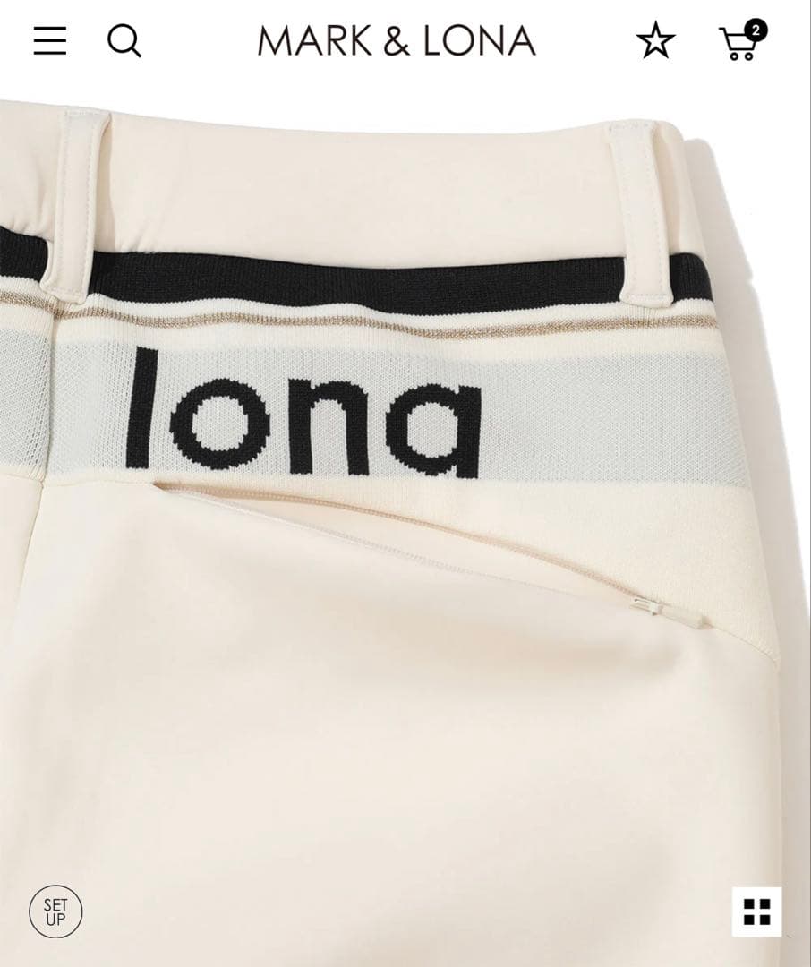 新品　マークアンドロナ　冬パンツ　38