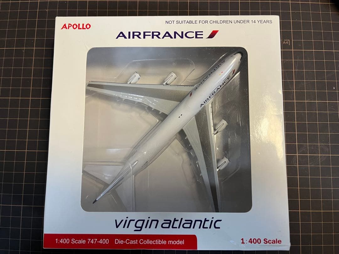 航空機・ヘリコプター APOLLO 1/400 AIR FRANCE 747-400