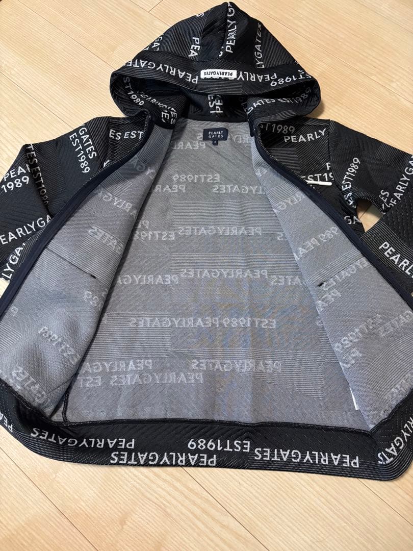 PEARLY GATES フード付きジップアップセーター サイズ0