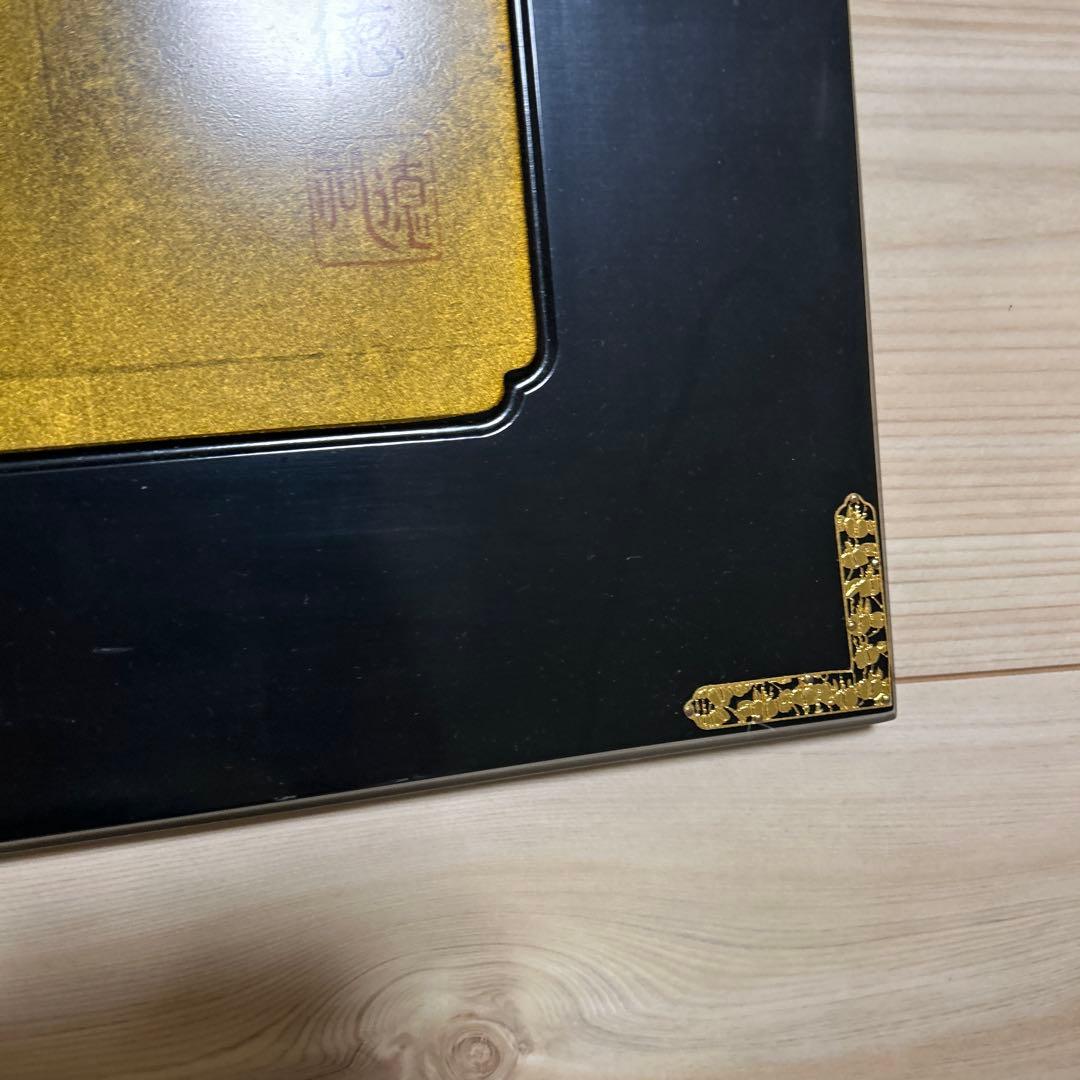 金色の牡丹 日本画 礼徳