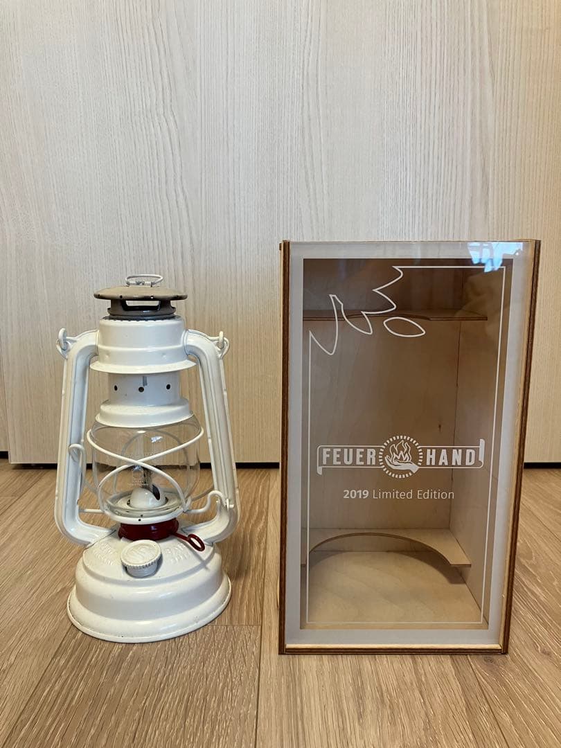 希少　FEUERHAND 2019年　日本限定色オイルランタン　ホワイト×レッド