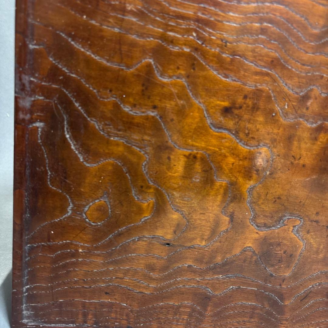 雪山作　台　木製