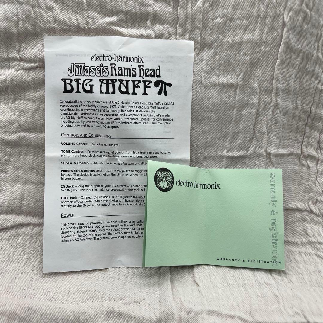 エレハモ J MASCIS RAM’S HEAD BIG MUFF Pi