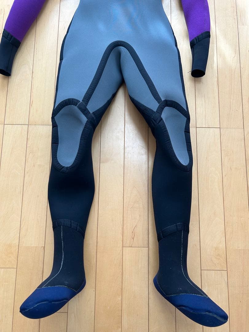 [美品]サイバーシールドウェットスーツドライスーツ4mmMRサイズレディース