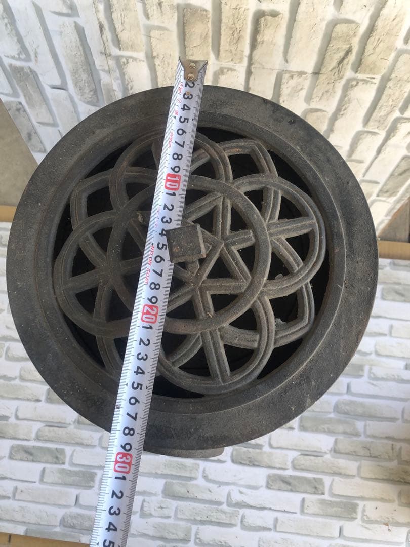 ストーブ フランス　鋳物 鉄製(A9)