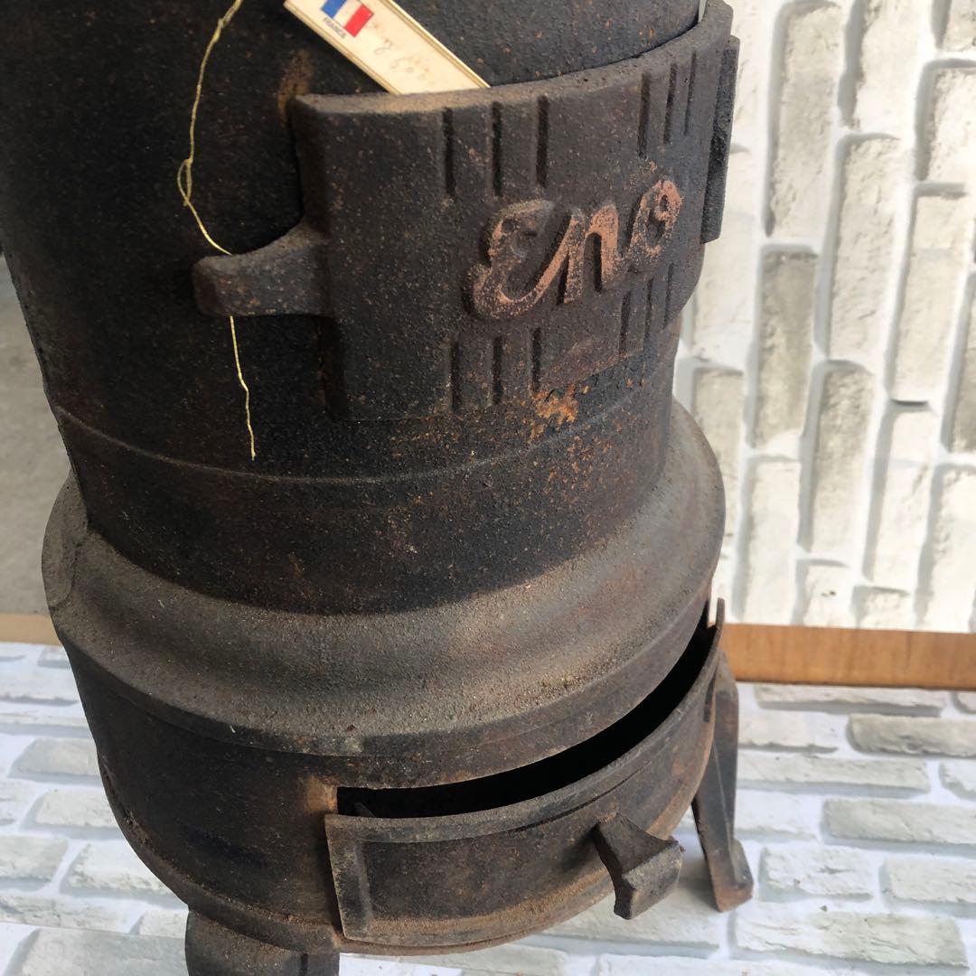 ストーブ フランス　鋳物 鉄製(A9)