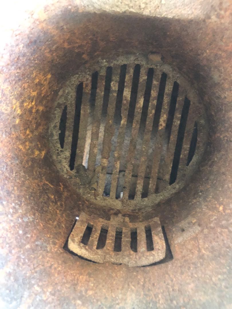 ストーブ フランス　鋳物 鉄製(A9)