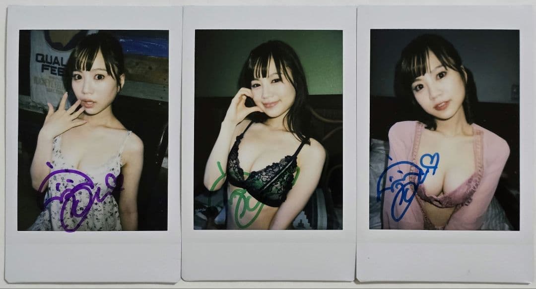 天宮花南 サイン入り チェキセット