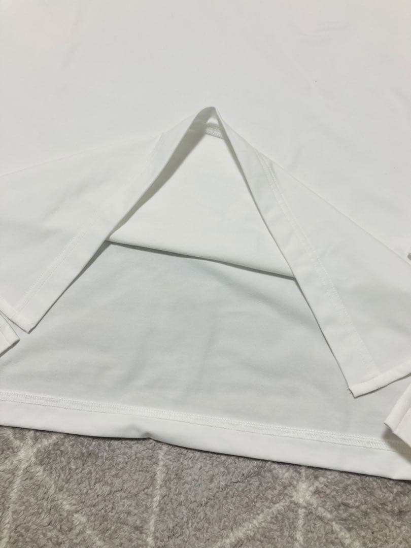 新品 パーリーゲイツ ジャックバニー 起毛ベア天 モックネックシャツ(5)L/白