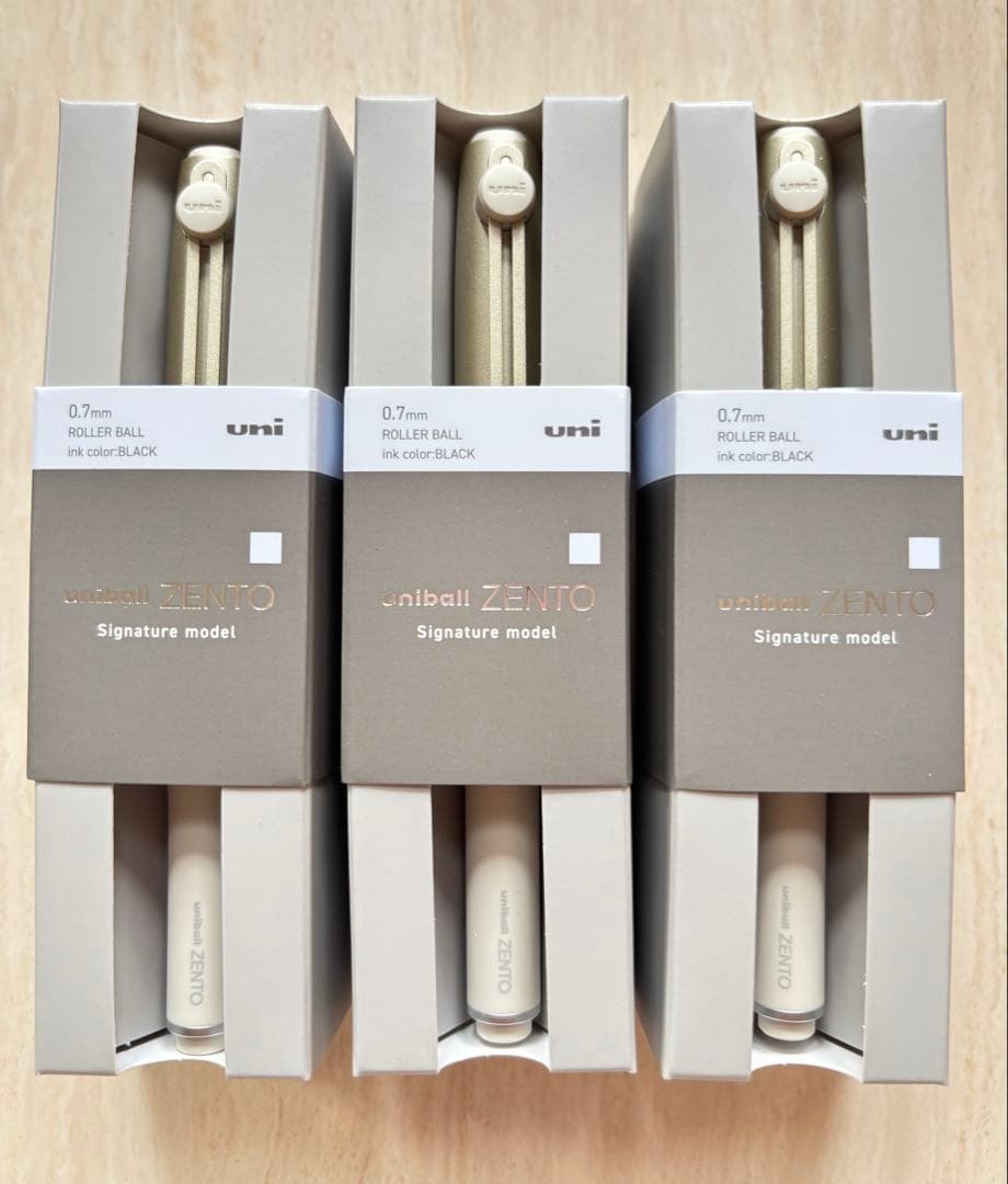 ユニボールゼント シグニチャーモデル シャンパンゴールド ZENTO 三菱鉛筆