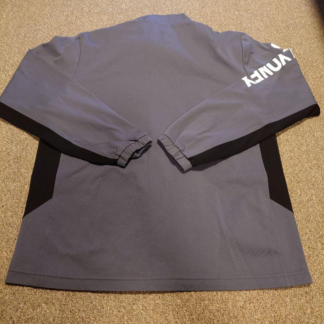 YONEX ウォームアップウェア チャコール×ブラック XO