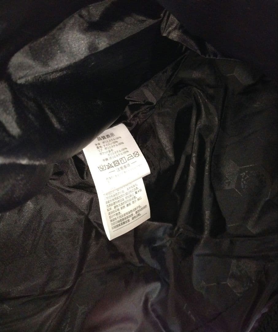 美品ATHLETA 黒 ダイヤモンドキルティング ベンチコート　M