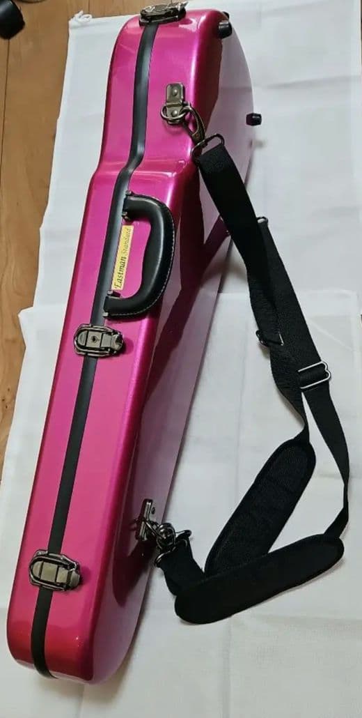 Eastman バイオリンケース メタリックピンク
