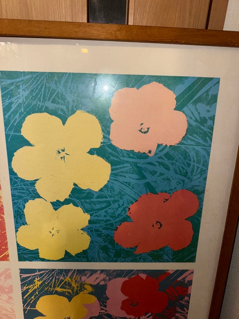 アンディウォーホル　フラワー　公式複製　特大