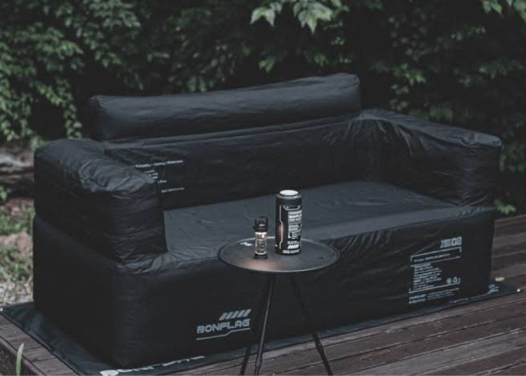 BONFLAG エアソファ アウトドア キャンプ ボンフラッグ ブラック 黒