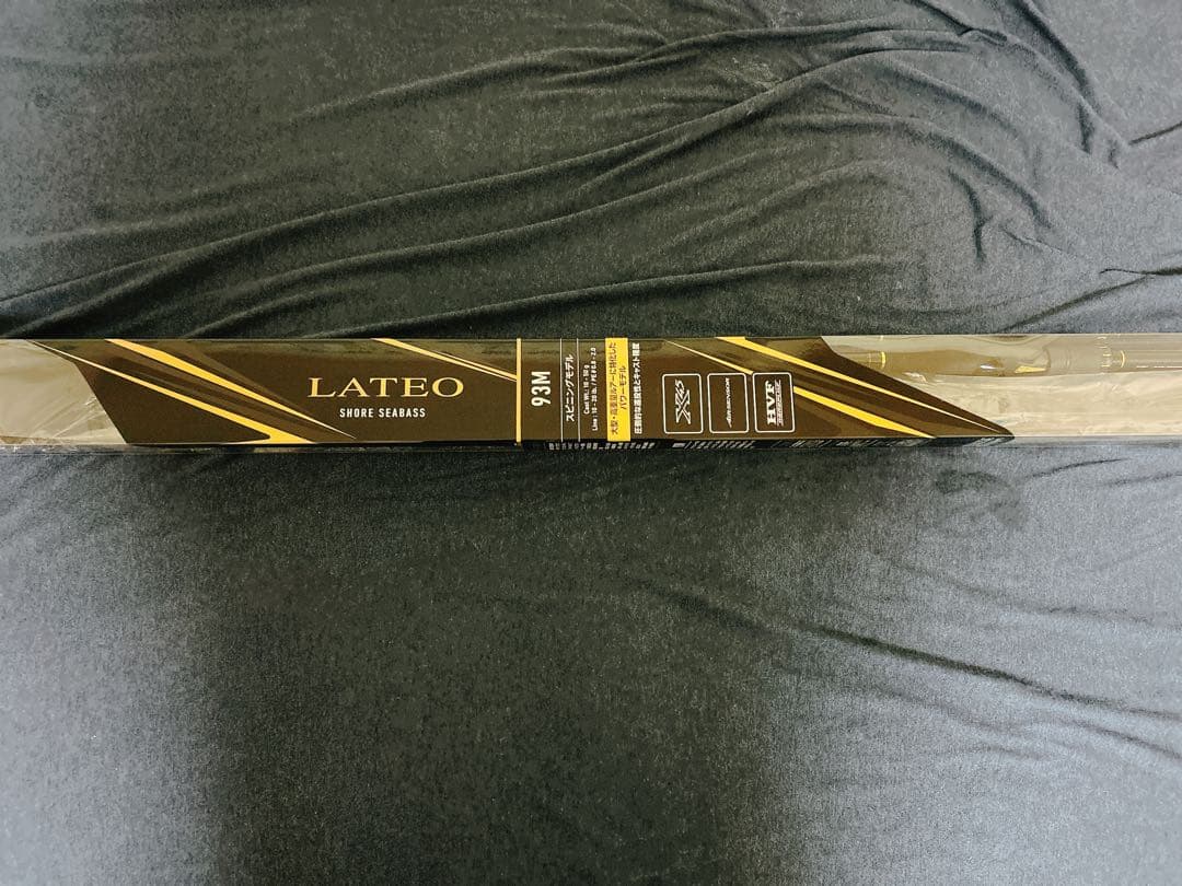 【美品】ダイワ シーバス ラテオ 93M 2ピース 箱とロッドケース、保証書付き