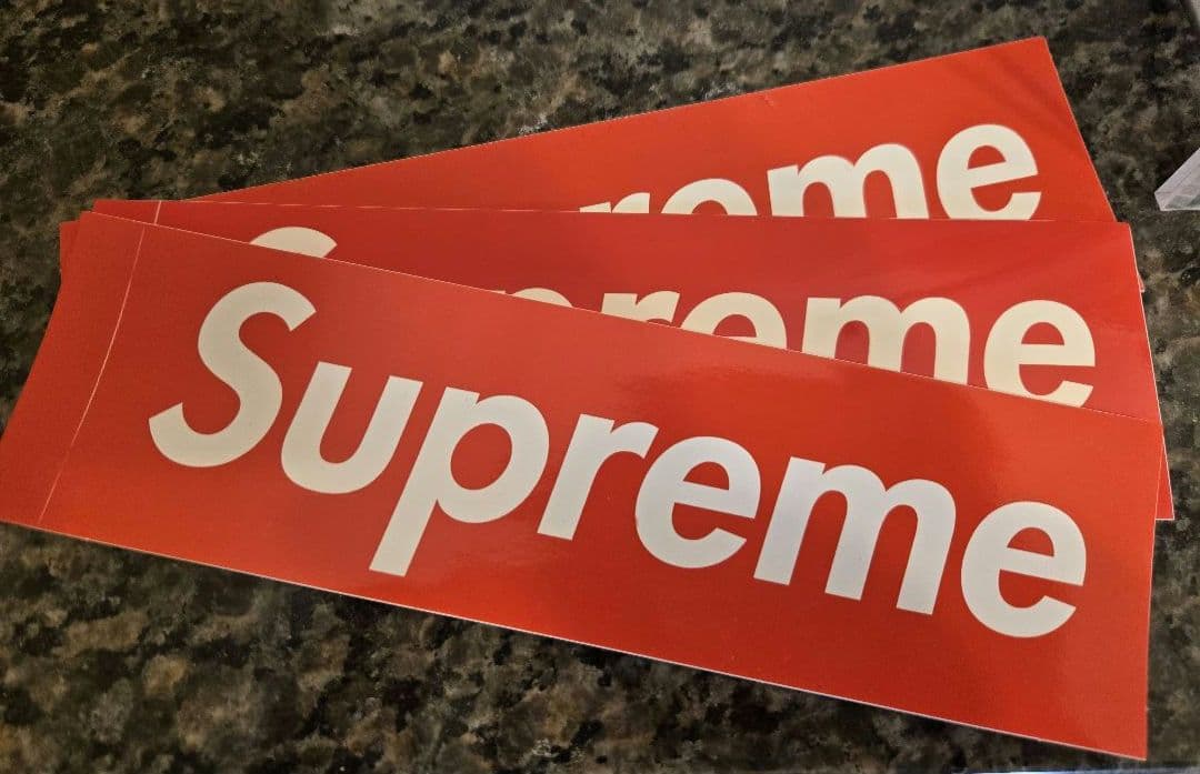 Supreme Bobblehead 赤青2個セットボブルヘッド ステッカー付き