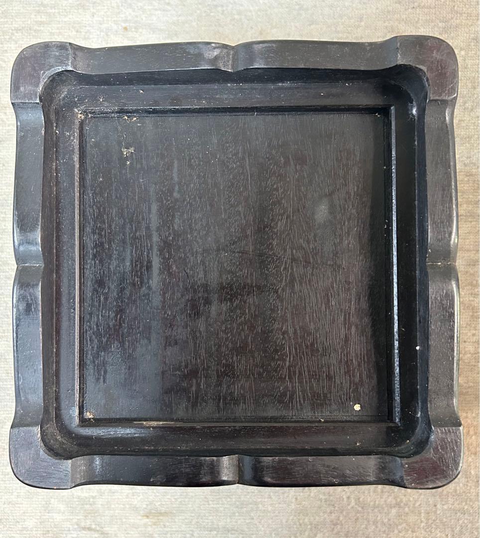 中国　したん花台　唐木　茶道具　送料込み0824