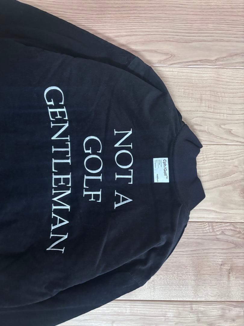 コーデュロイ中綿ジャケット　ブラック　M