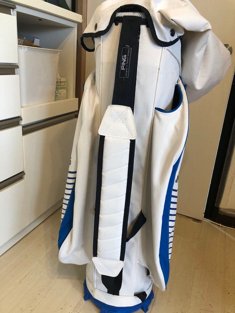 PING キャディーバッグ　軽量　白