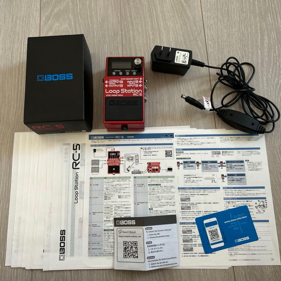 BOSS Loop Station RC-5 PSA-100S付き
